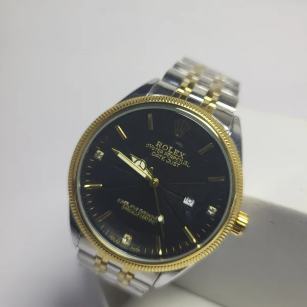 Rolex Oyster Perpetual Date Just Two-Tone Men's Automatic Watch