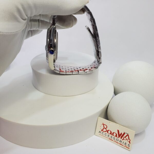 Rolex Rose Gold Stainless Steel Men's Luxury Watch with Honeycomb Dial