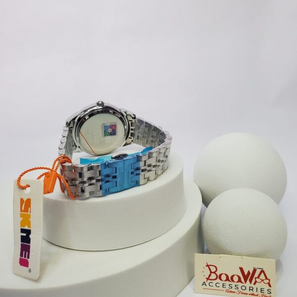 SKMEI 9268 Men's Two-Tone Stainless Steel Water Resistant Day-Date Watch