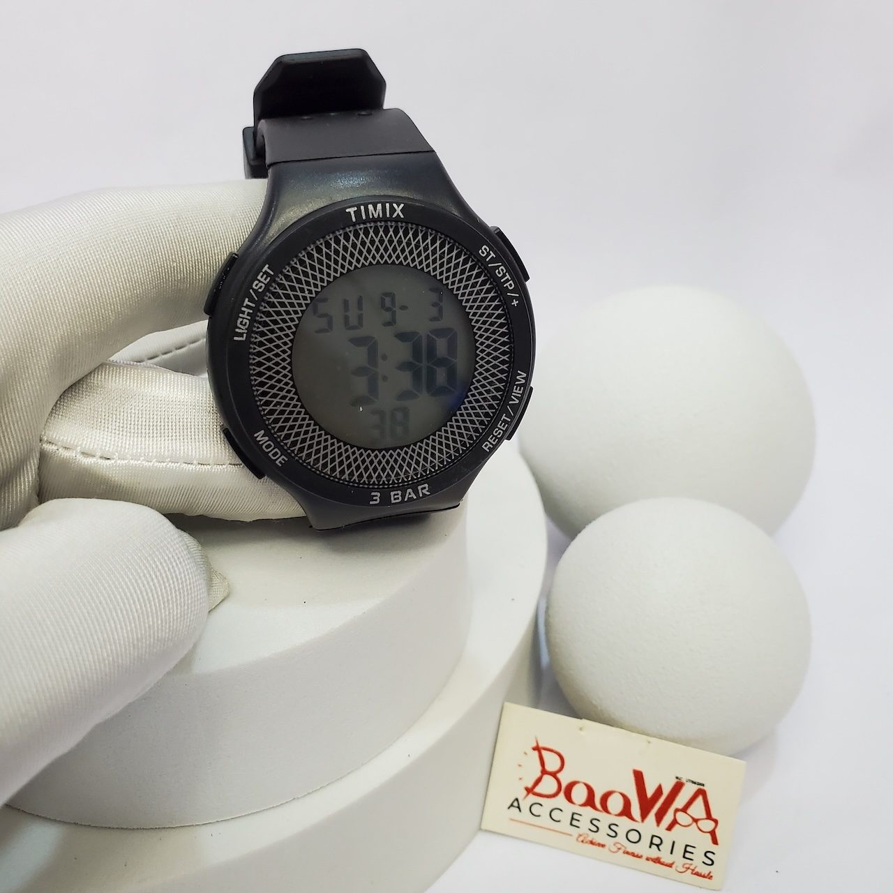 TIMIX Men's Digital Sport Watch - 50M Water Resistant, Black