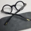 Tom Ford TF5613 Round Acetate Eyeglasses - Blue  Black