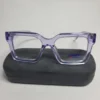 Tommy Jeans TH1598 Square Frame Prescription Ready Glasses (Black  Purple)