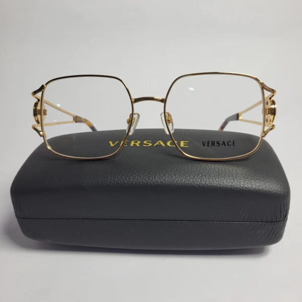 Versace VE6808 Gold Metal Square Women's Eyeglasses