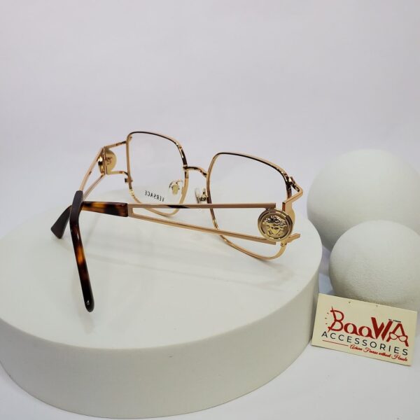 Versace VE6808 Gold Metal Square Women's Eyeglasses