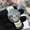Ketta Wheel Dial Stainless Steel Men's Chain Watch
