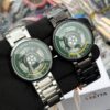 Ketta Wheel Dial Stainless Steel Men's Chain Watch