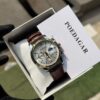 Poedagar A23 Men's Chronograph Leather Watch