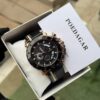 Poedagar A28 Chronograph Leather Men's Watch