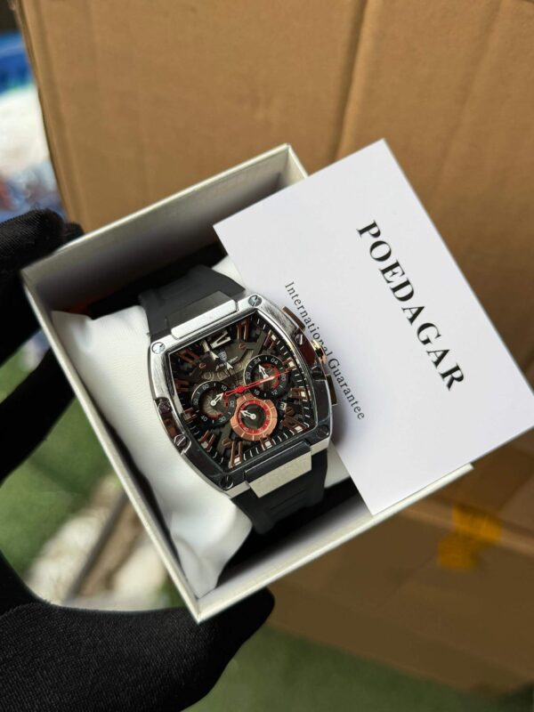 Poedagar A3 Luxury Tonneau Men's Sport Watch