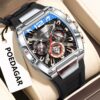 Poedagar A3 Luxury Tonneau Men's Sport Watch