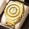 Poedagar Magnetic Dial Minimalist Men's Watch
