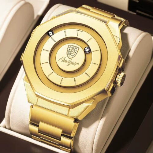 Poedagar Magnetic Dial Minimalist Men's Watch