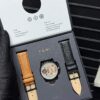 Tomi A4 Face Gear Quartz Watch Set with Interchangeable Leather Straps
