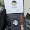 Tomi A4 Face Gear Quartz Watch Set with Interchangeable Leather Straps