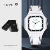 Tomi Square Sport Silicone Men's Watch