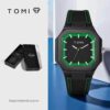 Tomi Square Sport Silicone Men's Watch