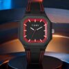 Tomi Square Sport Silicone Men's Watch